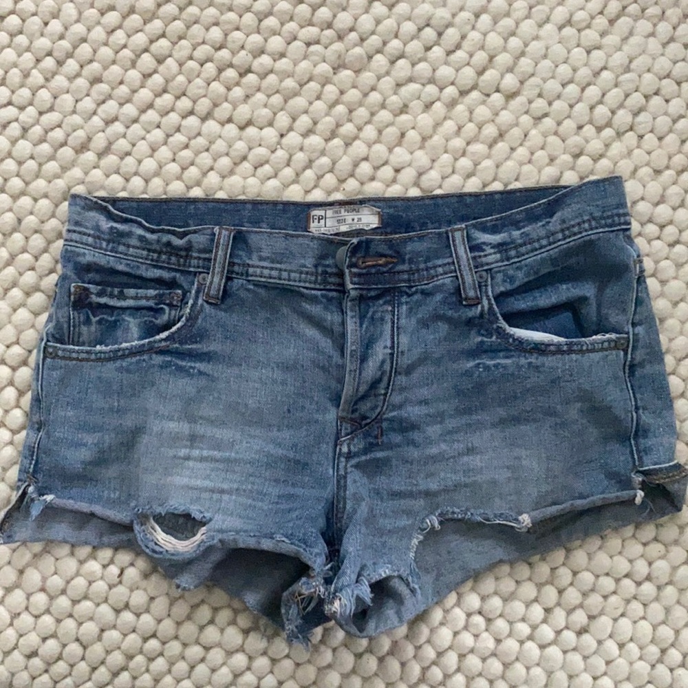 Free people Jean shorts